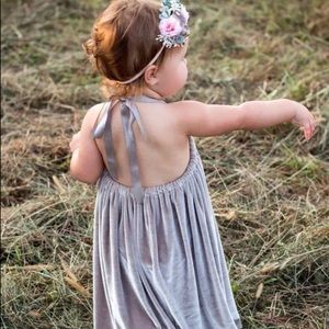 🌟HOST PICK🌟 Gray velour maxi dress